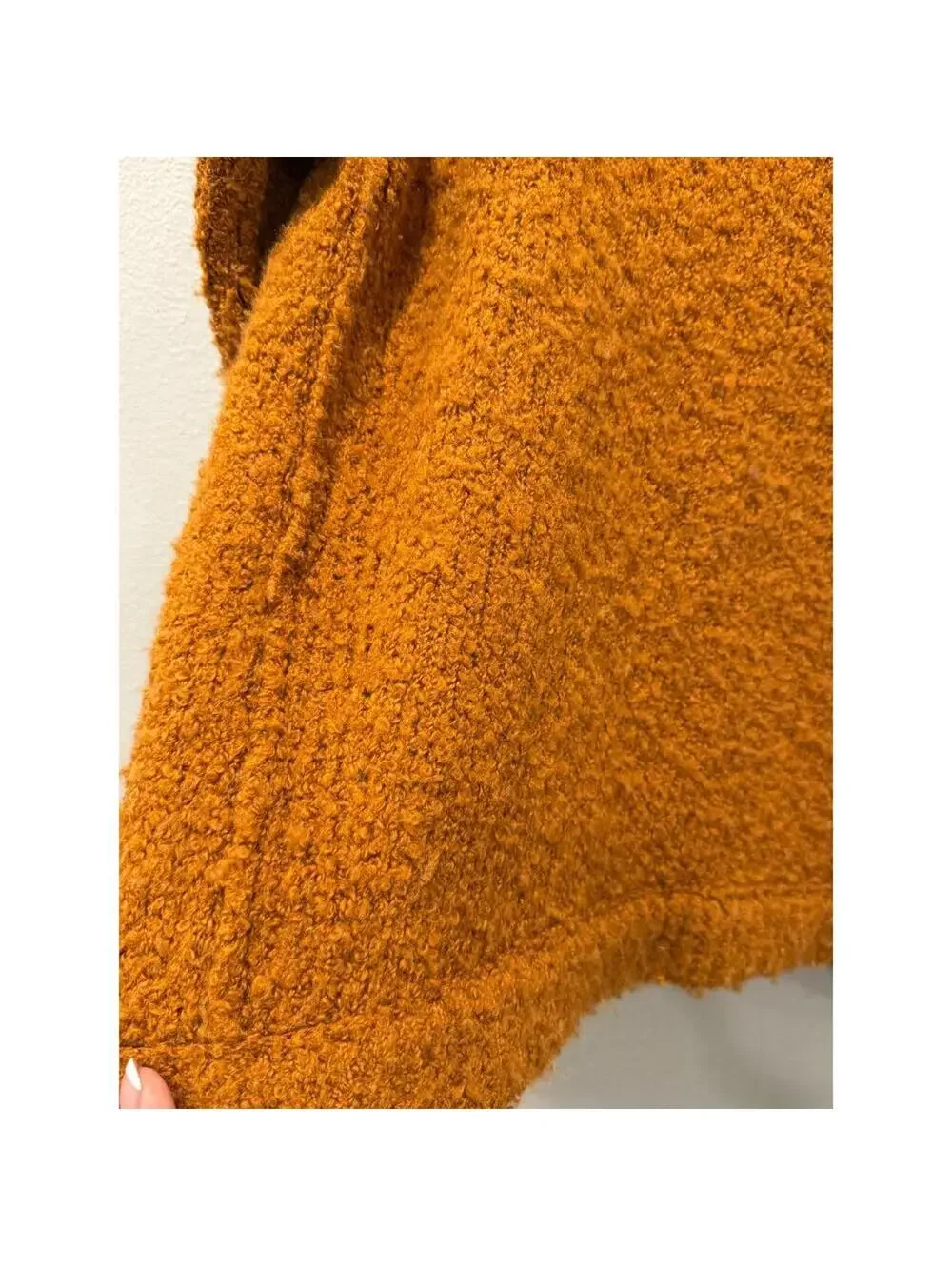 Free People Oversized Nubby V-Neck Sweater; NWOT